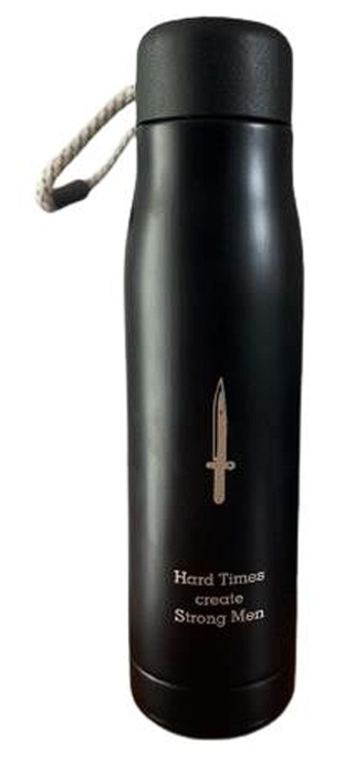 Tactical Creed Matte Black Flask
