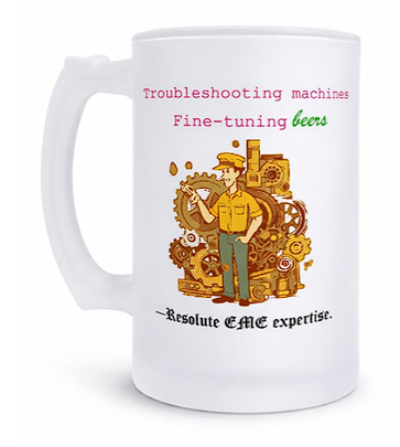 Resolute EME Expertise Frosted Beer Mug