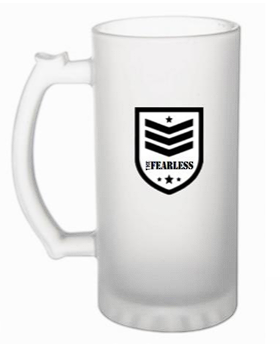 Pride of Indian Army Frosted Beer Mug